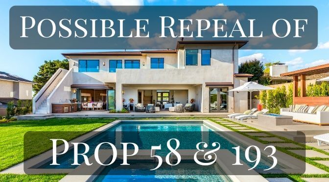 Repeal of Prop 58 Loans